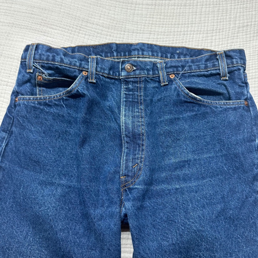 VTG 80s Levi's 505 Orange Tab Bootcut Jeans Mens tagged 38x32 measure 37x31 USA - Picture 2 of 10